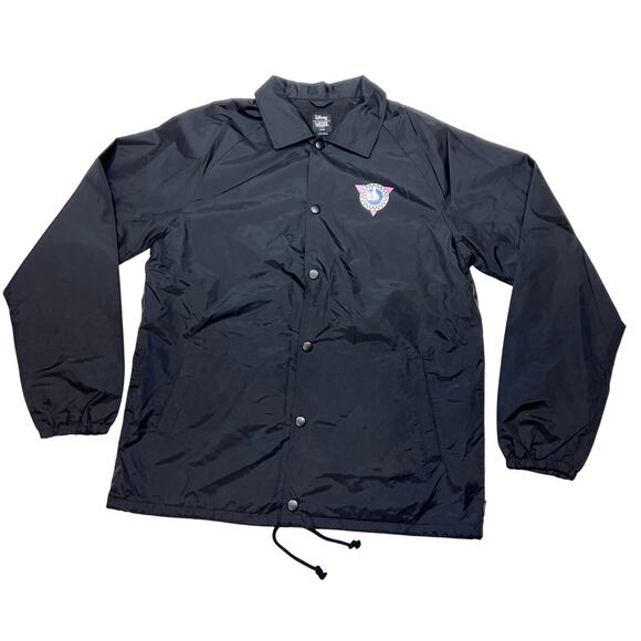 Vans x Disney Torrey 80s Mickey Mouse Jacket Adult Large Black Windbreaker New - Picture 5 of 7